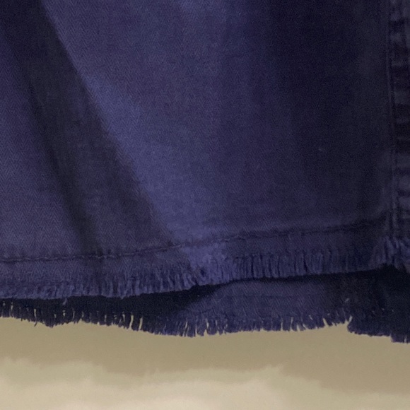 Abbeline tencel navy mini skirt. - Picture 6 of 8